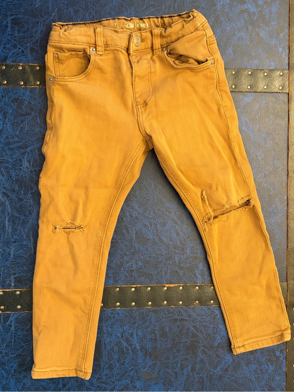 Zara kids Slim Fit Distressed Jeans